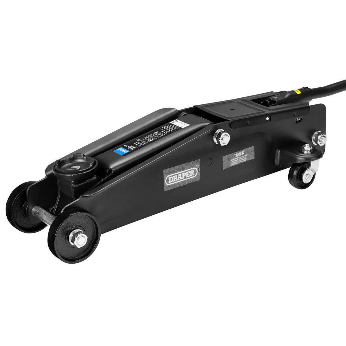 Long Chassis Trolley Jack, 3 Tonne, Black : Model No. TJ3LD