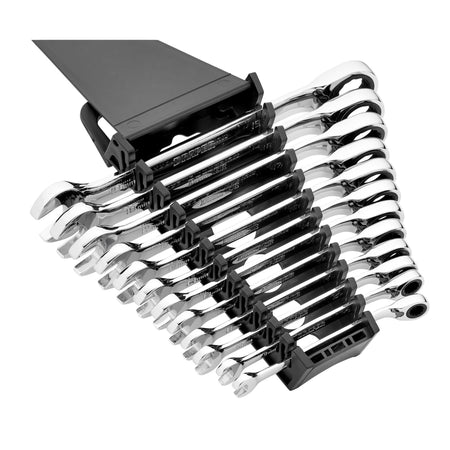 Draper HI-TORQ Metric Reversible Ratchet Combination Spanner Set (12 Piece) : Model No. 8230RMM/12
