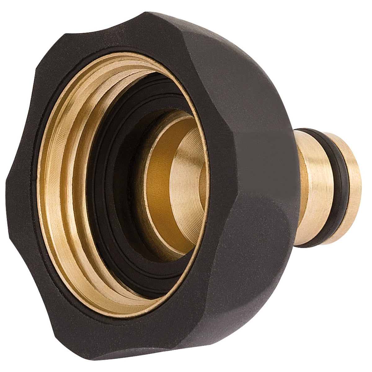 DRAPER Brass and Rubber Tap Connector (1"): Model No. GWBR-TC-1