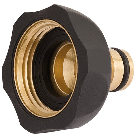 DRAPER Brass and Rubber Tap Connector (1"): Model No. GWBR-TC-1