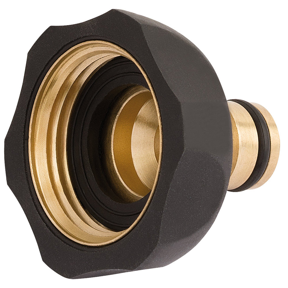 DRAPER Brass and Rubber Tap Connector (1"): Model No. GWBR-TC-1