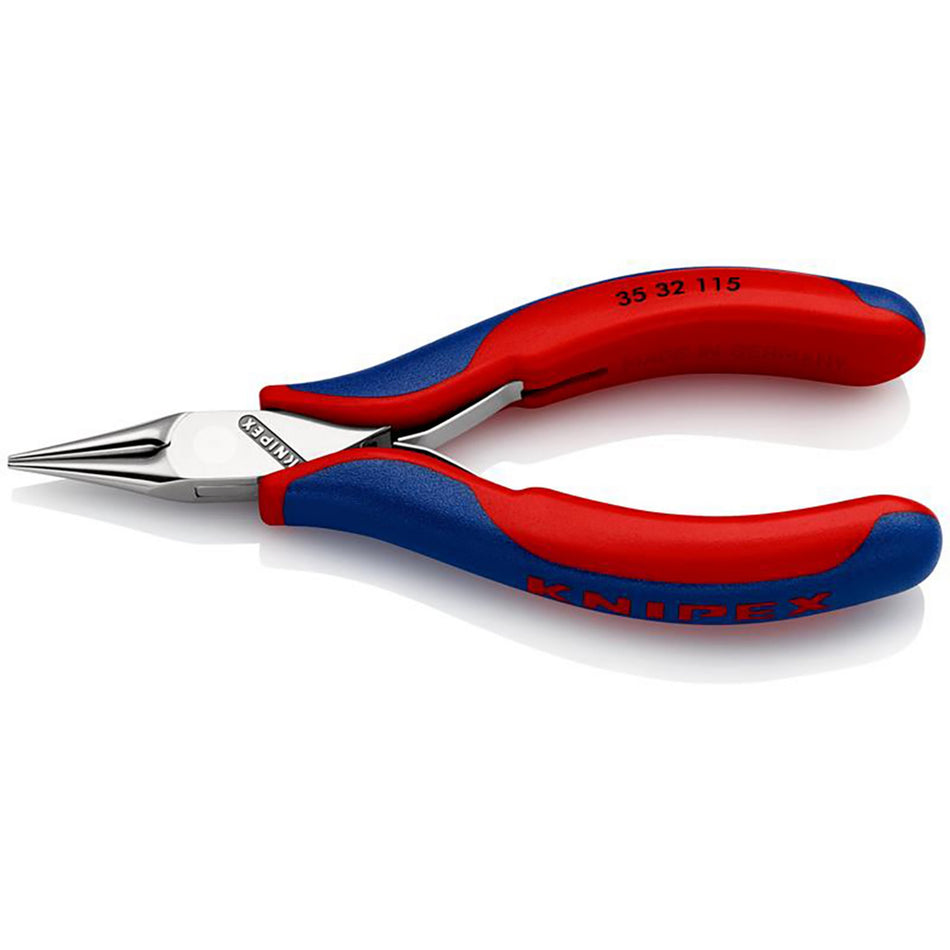 Knipex Electronics Pointed-Round Jaw Pliers (115mm): Model No. 35 32 115