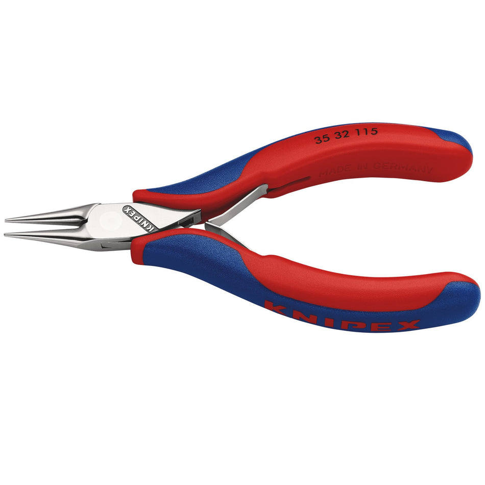 Knipex Electronics Pointed-Round Jaw Pliers (115mm): Model No. 35 32 115