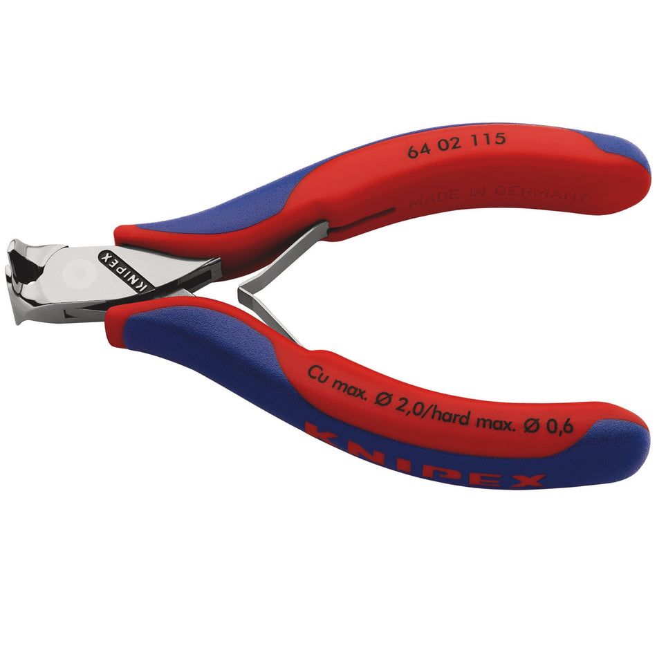 Knipex 115mm Electronics End Cutting Nipper: Model No. 64 02 115