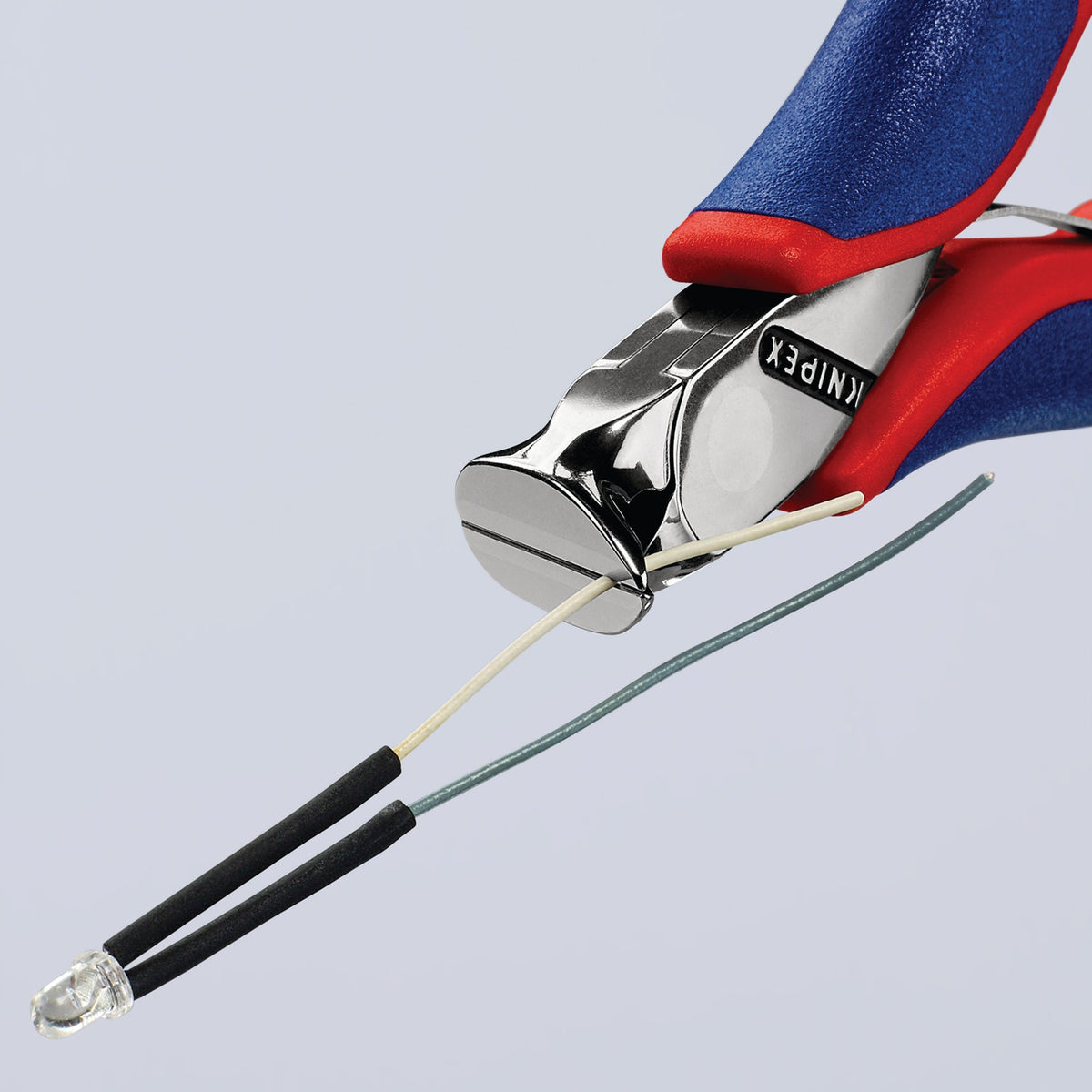Knipex 120mm Electronics Oblique End Cutting Nipper: Model No. 64 32 120