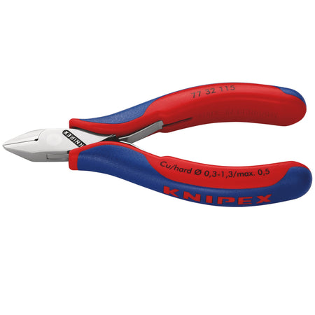 Knipex 115mm Flush Electronics Diagonal Cutters : Model No.77 32 115