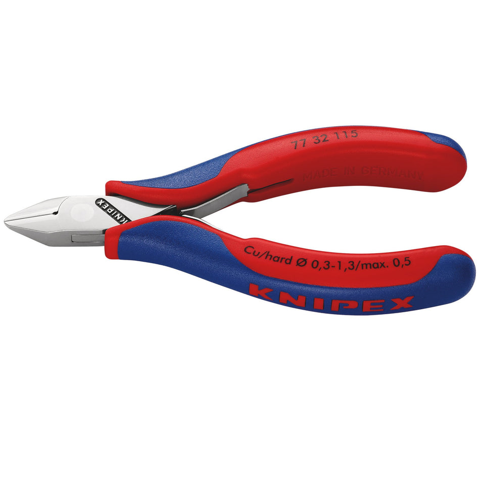 Knipex 115mm Flush Electronics Diagonal Cutters : Model No.77 32 115