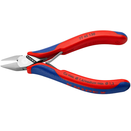 Knipex 130mm Full Flush Electronics Diagonal Cutting Nipper : Model No.77 42 130
