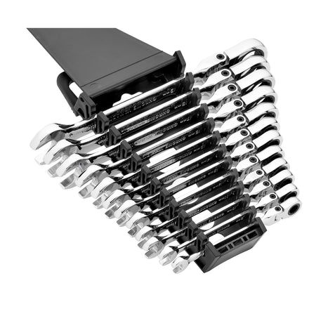Draper HI-TORQ Metric Flexible Head Ratchet Combination Spanner Set (12 Piece) : Model No. 8230FMM/12