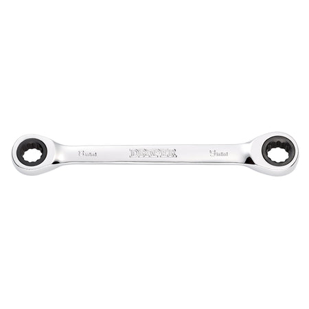 Draper HI-TORQ Metric Double Ratchet Ring Spanner, 8 x 9mm : Model No. 8231BSMM