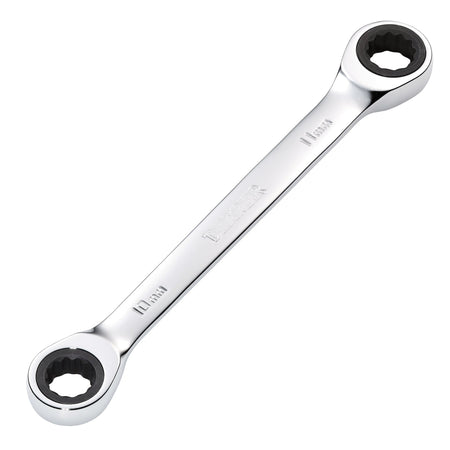 Draper HI-TORQ Metric Double Ratchet Ring Spanner, 10 x 11mm : Model No. 8231BSMM