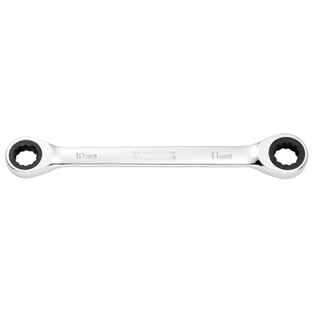Draper HI-TORQ Metric Double Ratchet Ring Spanner, 10 x 11mm : Model No. 8231BSMM