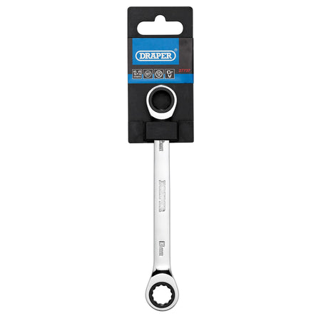 Draper HI-TORQ Metric Double Ratchet Ring Spanner, 12 x 13mm : Model No. 8231BSMM