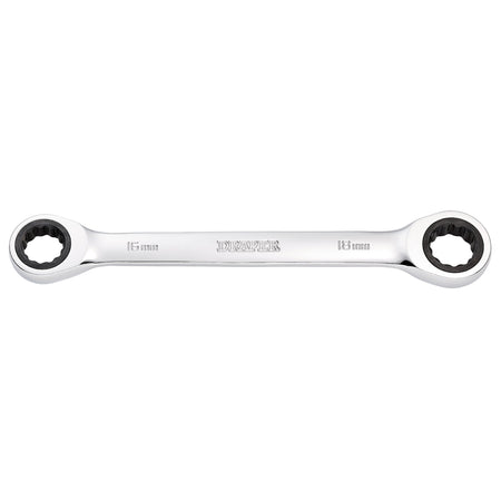 Draper HI-TORQ Metric Double Ratchet Ring Spanner, 16 x 18mm : Model No. 8231BSMM