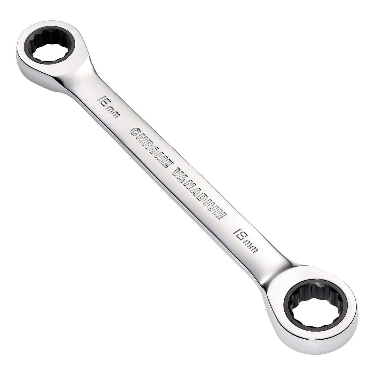 Draper HI-TORQ Metric Double Ratchet Ring Spanner, 16 x 18mm : Model No. 8231BSMM