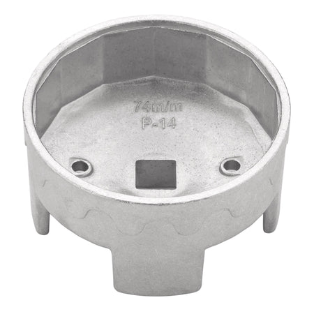 Oil Filter Wrench, 1/2" Sq. Dr., 74mm/14 Flutes