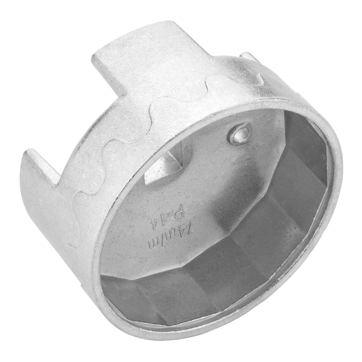 Oil Filter Wrench, 1/2" Sq. Dr., 74mm/14 Flutes