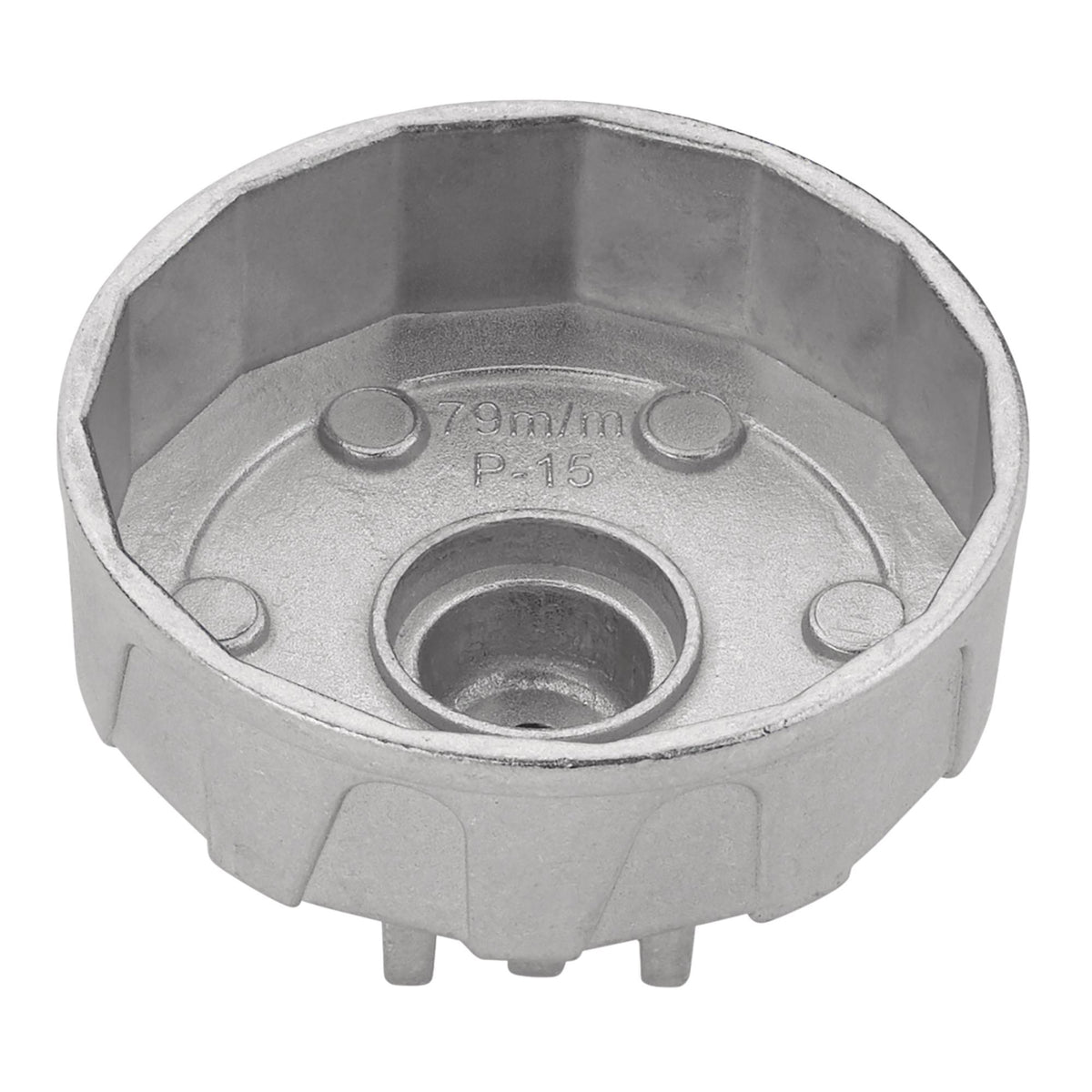 Oil Filter Wrench, 3/8" Sq. Dr., 79mm/15 Flutes