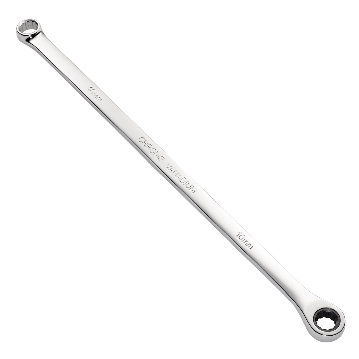 Draper HI-TORQ Metric Extra-Long Double Ring Ratchet Spanner, 10mm : Model No. 8231BSXLMM
