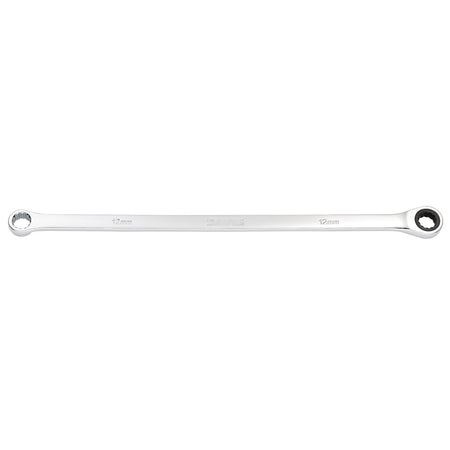 Draper HI-TORQ Metric Extra-Long Double Ring Ratchet Spanner, 12mm : Model No. 8231BSXLMM