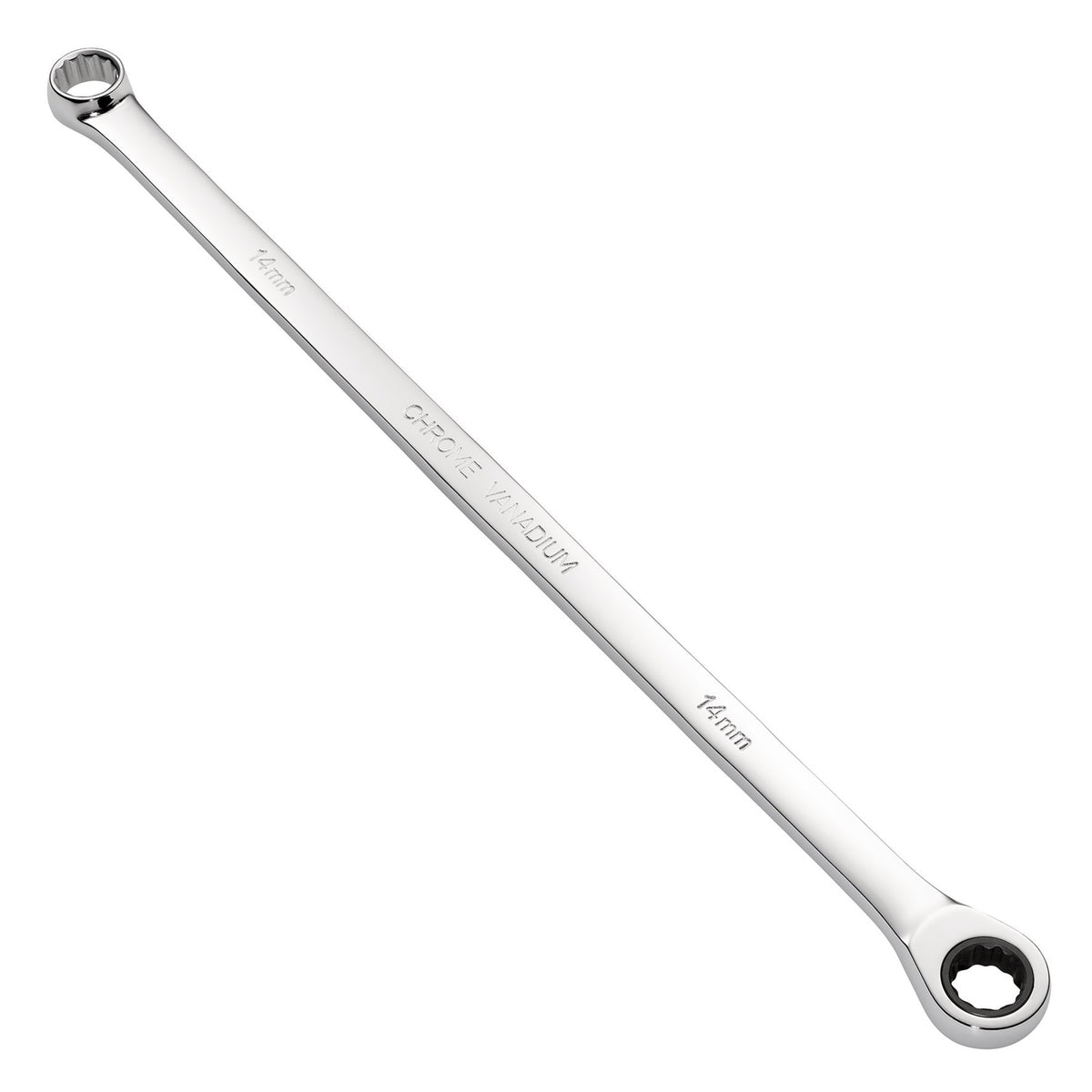 Draper HI-TORQ Metric Extra-Long Double Ring Ratchet Spanner, 14mm : Model No. 8231BSXLMM