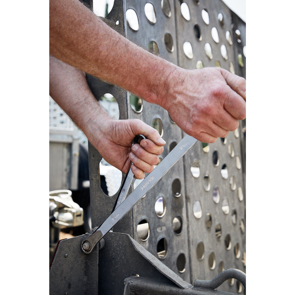 Draper HI-TORQ Metric Extra-Long Double Ring Ratchet Spanner Set (7 Piece) : Model No. 8231BSXLMM/7