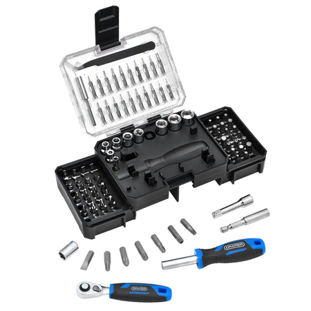 Ratchet and Screwdriver Bit Set (92 Piece)