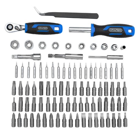 Ratchet and Screwdriver Bit Set (92 Piece)