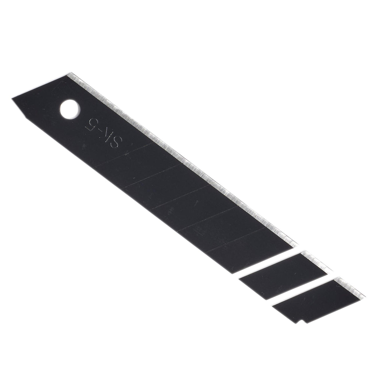 Snap-Off Segment Knife Blades, 18mm, Black (Pack of 10) : Model No. SB10-18B