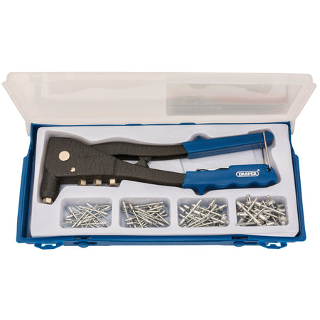 DRAPER Hand Riveter Kit for Aluminium Rivets: Model No.264KA