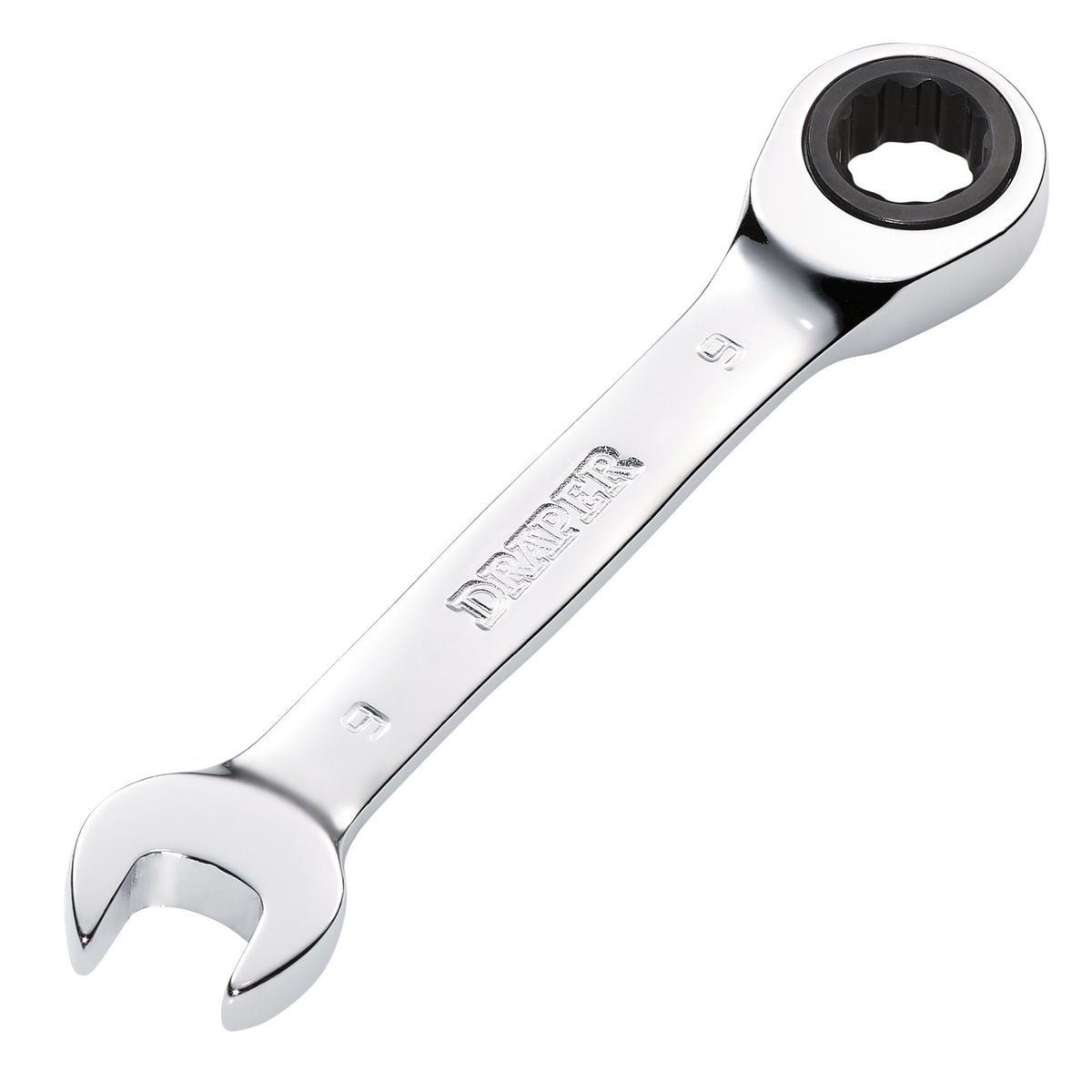 Draper HI-TORQ Metric Stubby Ratchet Combination Spanner, 9mm : Model No. 8230MMS