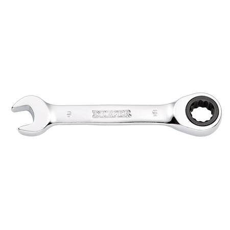 Draper HI-TORQ Metric Stubby Ratchet Combination Spanner, 9mm : Model No. 8230MMS