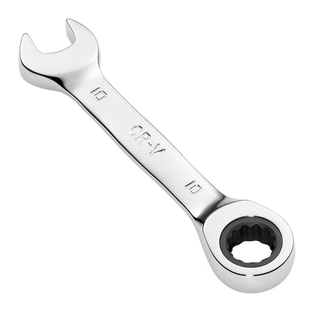 Draper HI-TORQ Metric Stubby Ratchet Combination Spanner, 10mm : Model No. 8230MMS