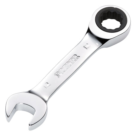 Draper HI-TORQ Metric Stubby Ratchet Combination Spanner, 12mm : Model No. 8230MMS