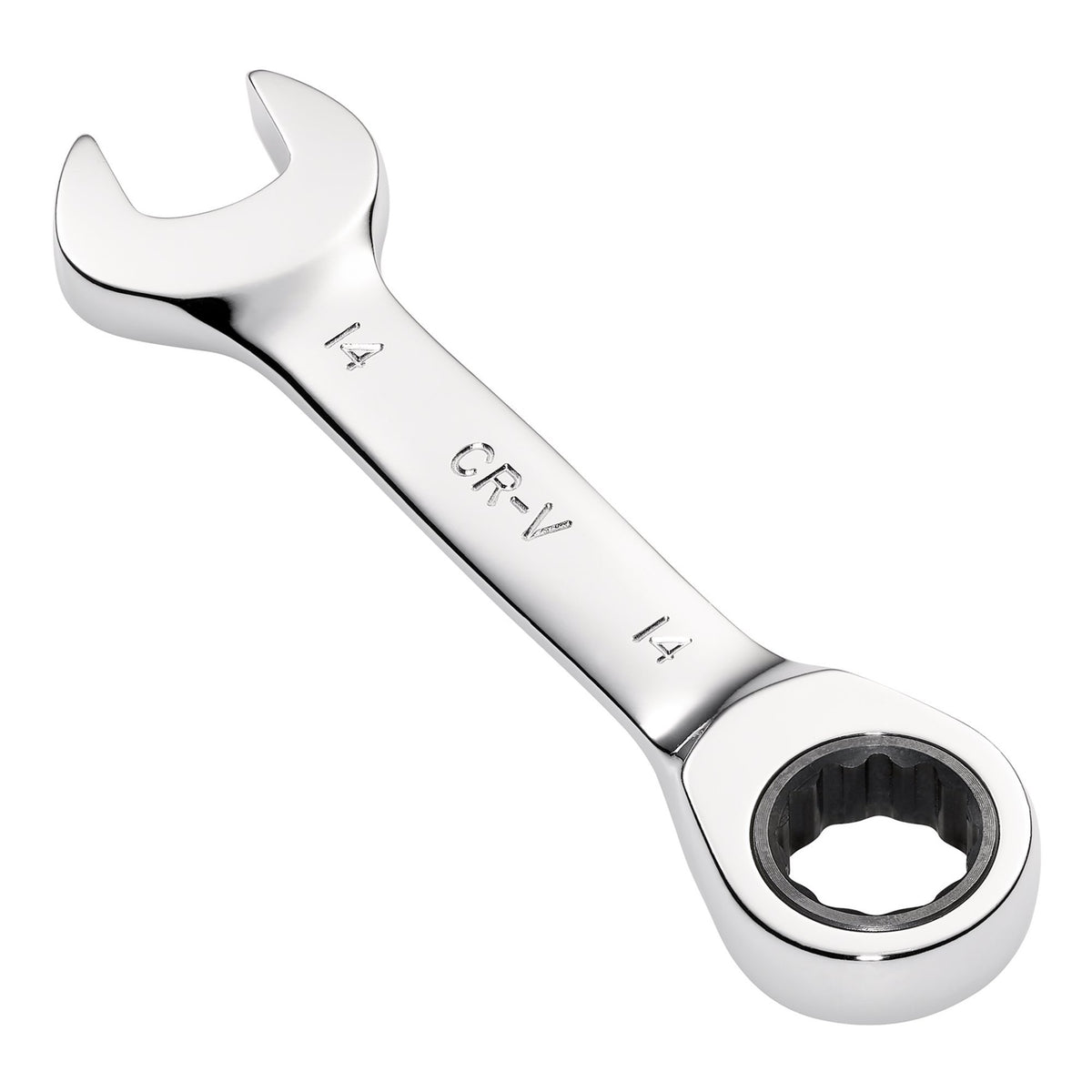 Draper HI-TORQ Metric Stubby Ratchet Combination Spanner, 14mm : Model No. 8230MMS