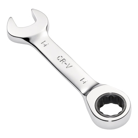 Draper HI-TORQ Metric Stubby Ratchet Combination Spanner, 14mm : Model No. 8230MMS