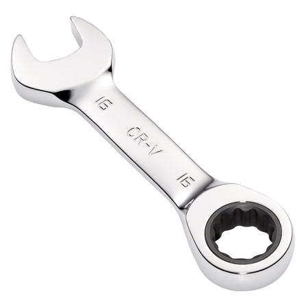 Draper HI-TORQ Metric Stubby Ratchet Combination Spanner, 16mm : Model No. 8230MMS