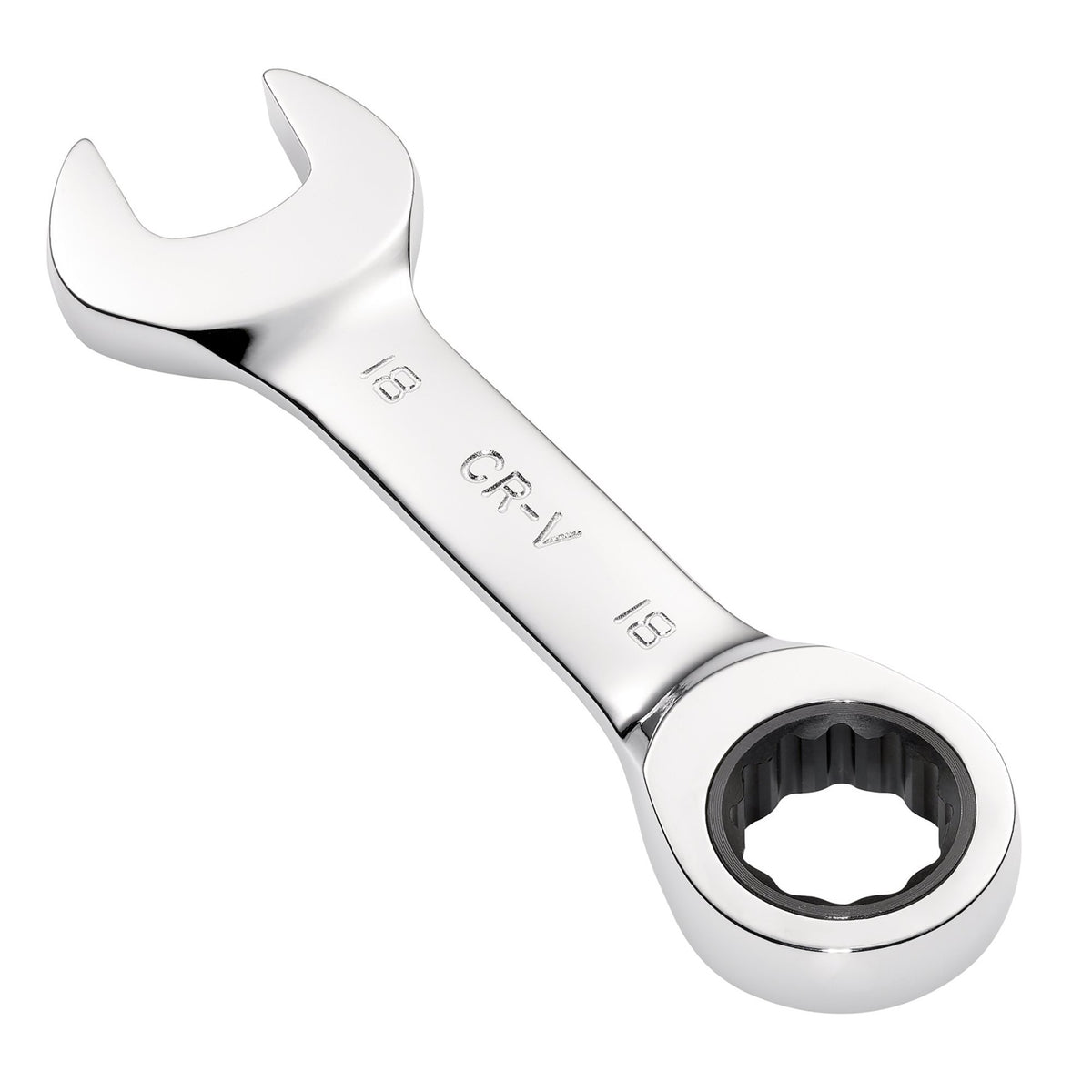 Draper HI-TORQ Metric Stubby Ratchet Combination Spanner, 18mm : Model No. 8230MMS