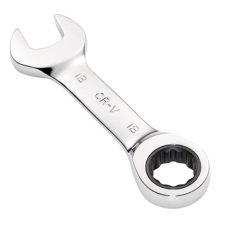 Draper HI-TORQ Metric Stubby Ratchet Combination Spanner, 18mm : Model No. 8230MMS