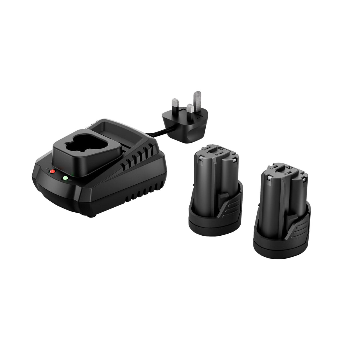 DXPULSE 12V Brushless Drill Driver Kit, 2 x 2.0Ah Batteries, 1 x Charger