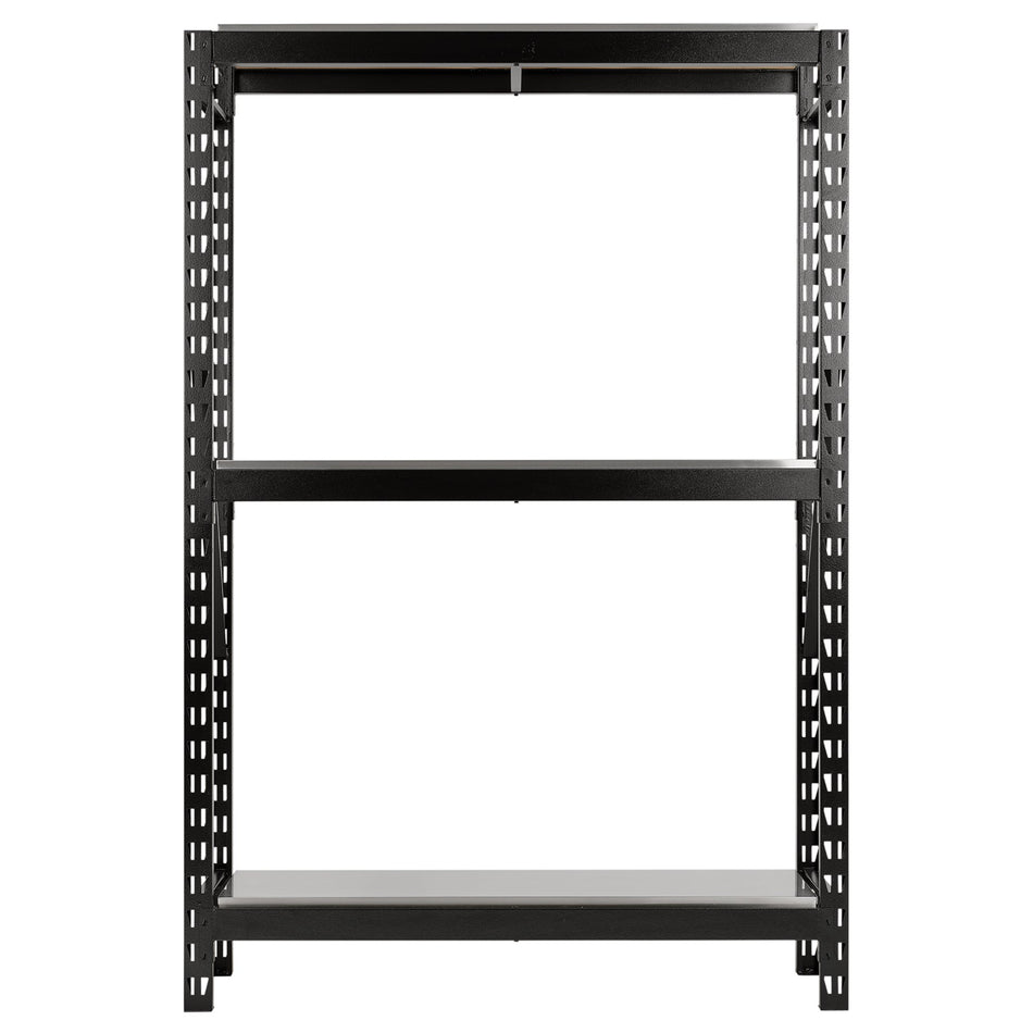 BUNKER 14 Piece Modular 3 Tier Racking with Stainless Steel Shelving, 1500mm : Model No. MS400-54-14PC S