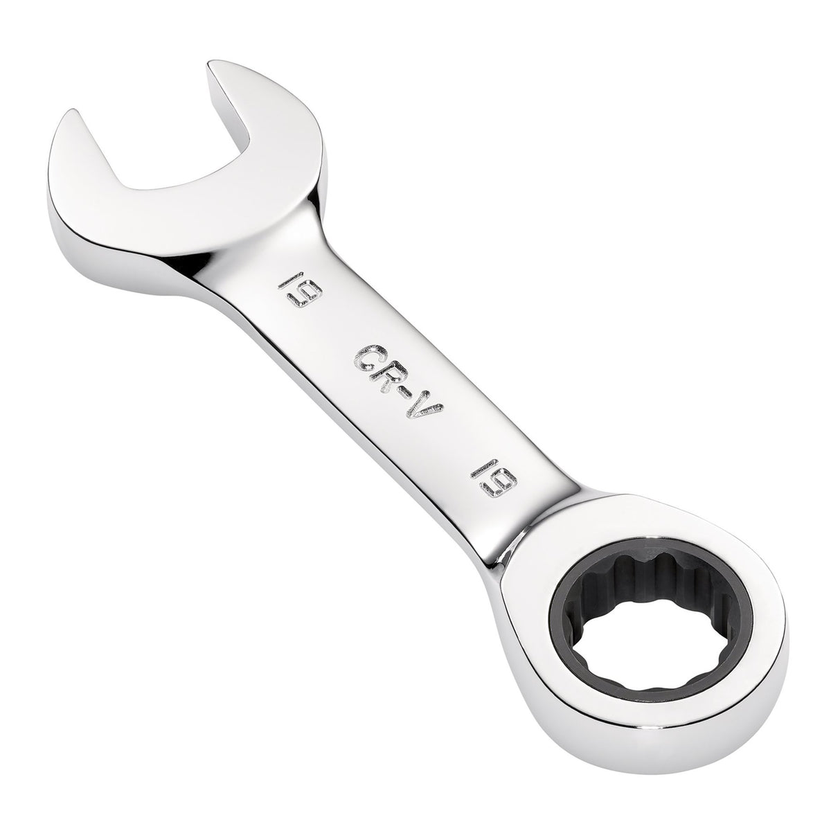 Draper HI-TORQ Metric Stubby Ratchet Combination Spanner, 19mm : Model No. 8230MMS