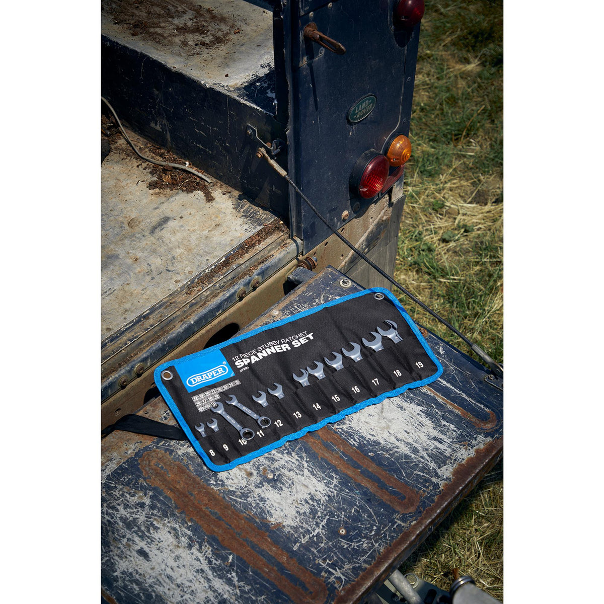 Draper HI-TORQ Metric Stubby Ratchet Combination Spanner Set (12 Piece) : Model No. 8230MMS/12