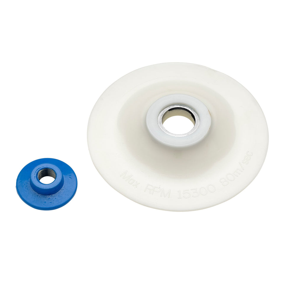 DRAPER 100mm Rubber Backing Pad: Model No.A4207P