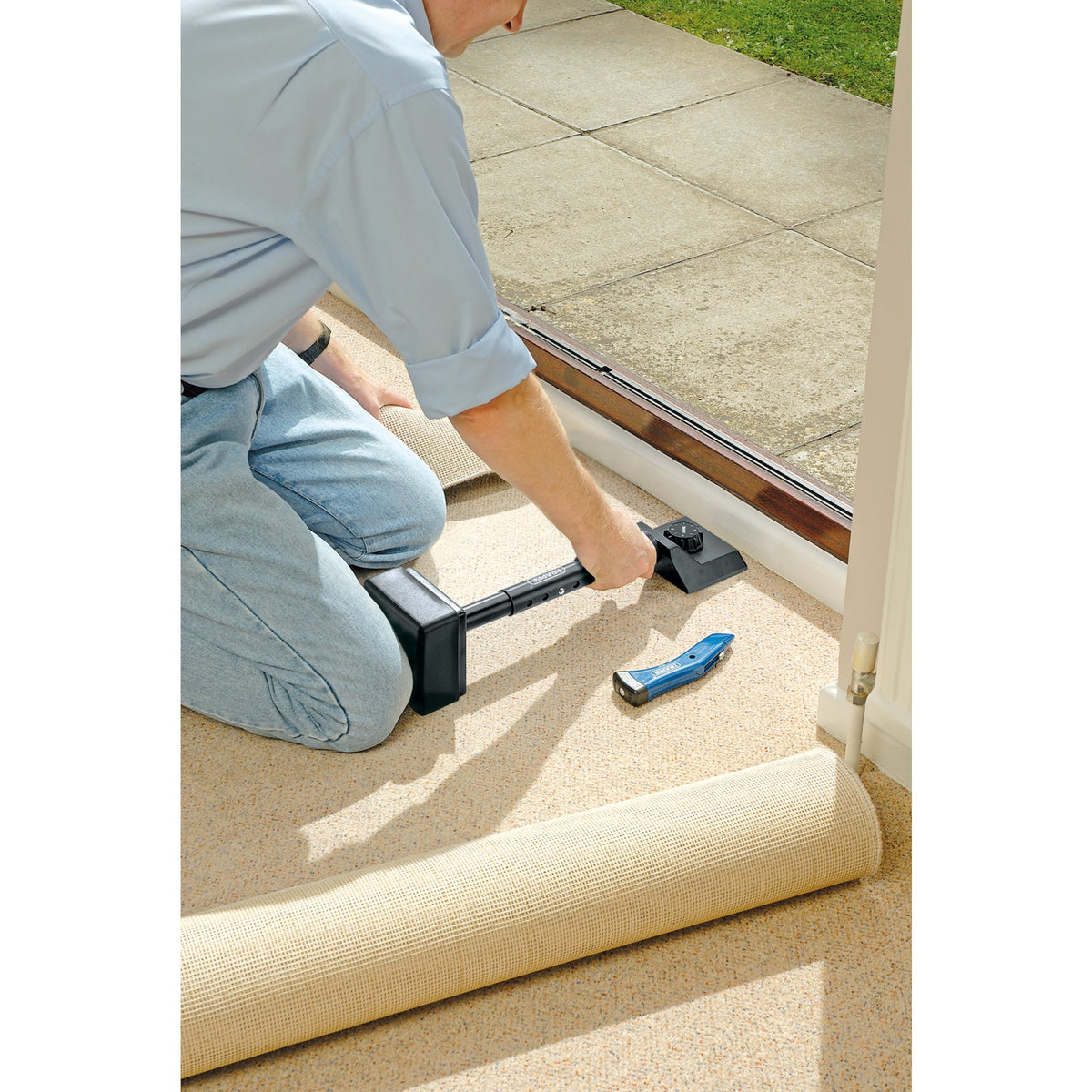 DRAPER 460-540mm Carpet Stretcher (Knee Kicker): Model No.CSTR/B