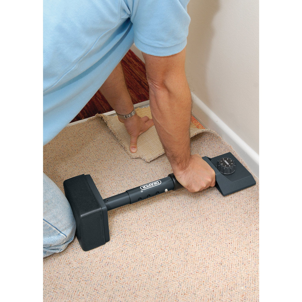 DRAPER 460-540mm Carpet Stretcher (Knee Kicker): Model No.CSTR/B