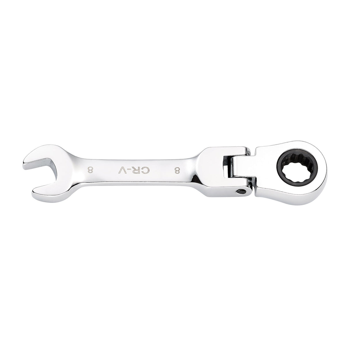 Draper HI-TORQ Metric Stubby Flexible Head Ratchet Combination Spanner, 8mm : Model No. 8230FMMBS
