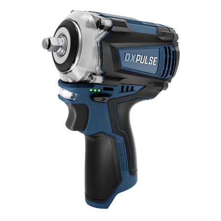DXPULSE 12V Brushless Impact Wrench Kit, 3/8" Sq. Dr., 1 x 5.0Ah Battery, 1 x Fast Charger