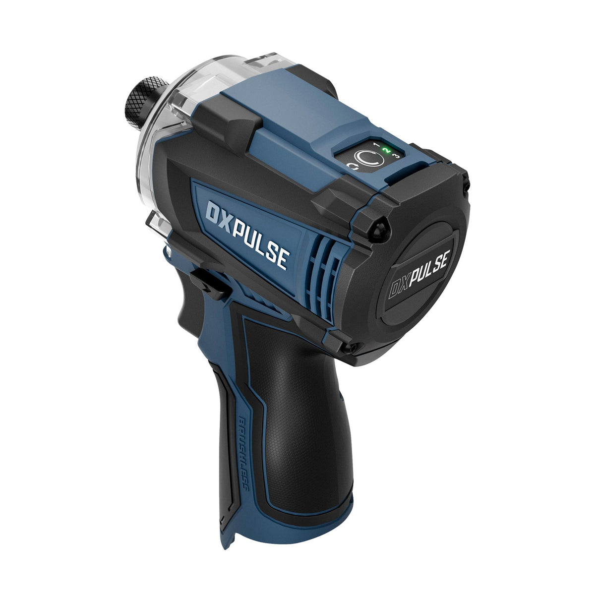 DXPULSE 12V Brushless Impact Driver Kit, 1/4" Sq. Dr., 1 x 5.0Ah Battery, 1 x Fast Charger
