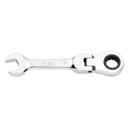 Draper HI-TORQ Metric Stubby Flexible Head Ratchet Combination Spanner, 9mm : Model No. 8230FMMBS